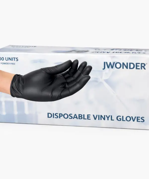 Guantes de Vinyl Negro Desechables